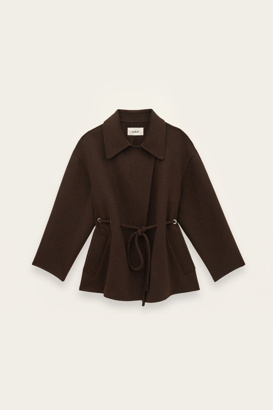 Kam Coat. Chocolate