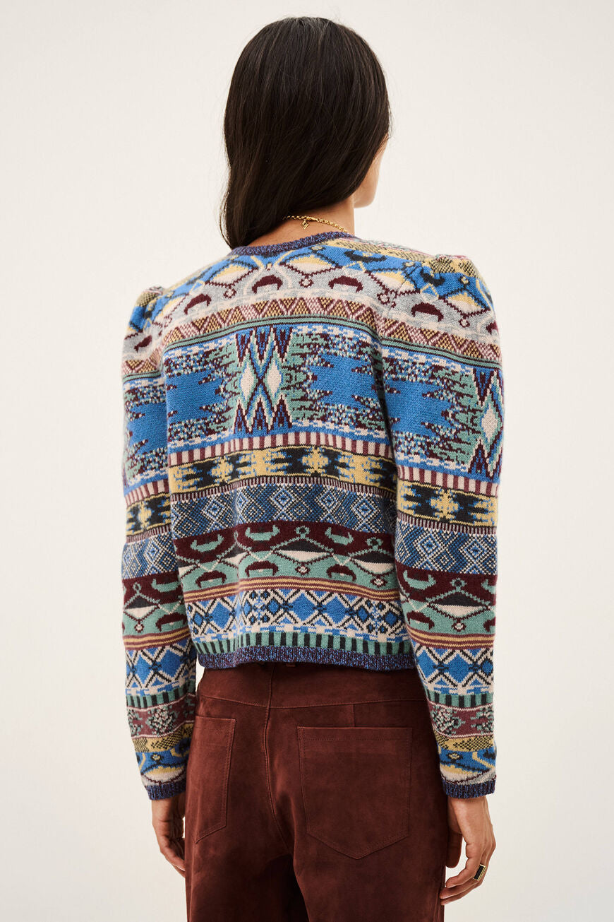 Maja Knit Cardigan. Multico