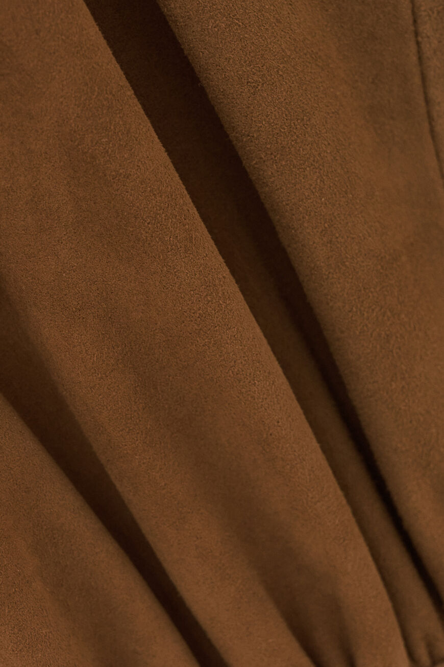 Manon Suede Jacket. Terre