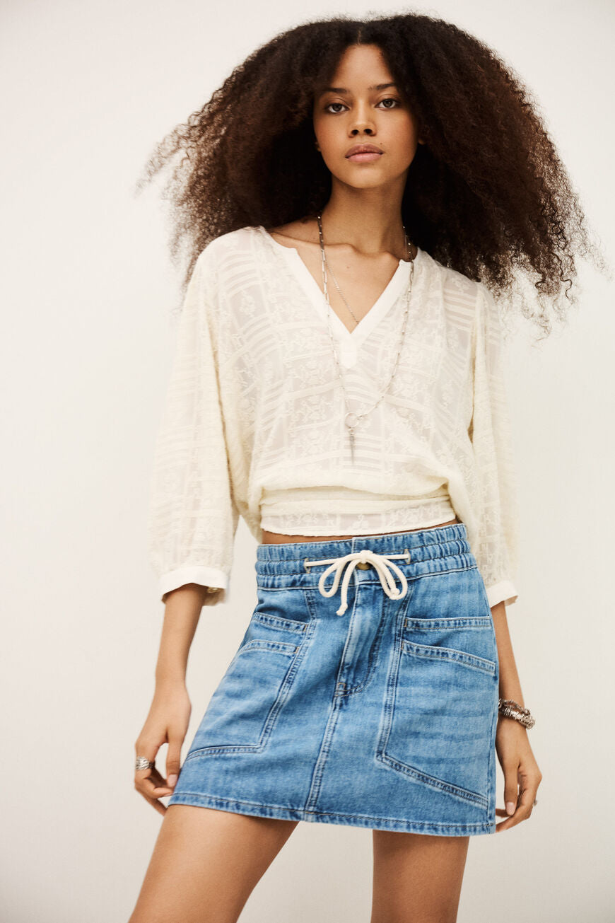 Martina Skirt. Light Used Blue