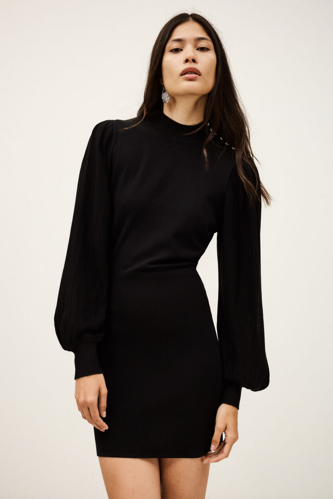 Stella Dress. Noir
