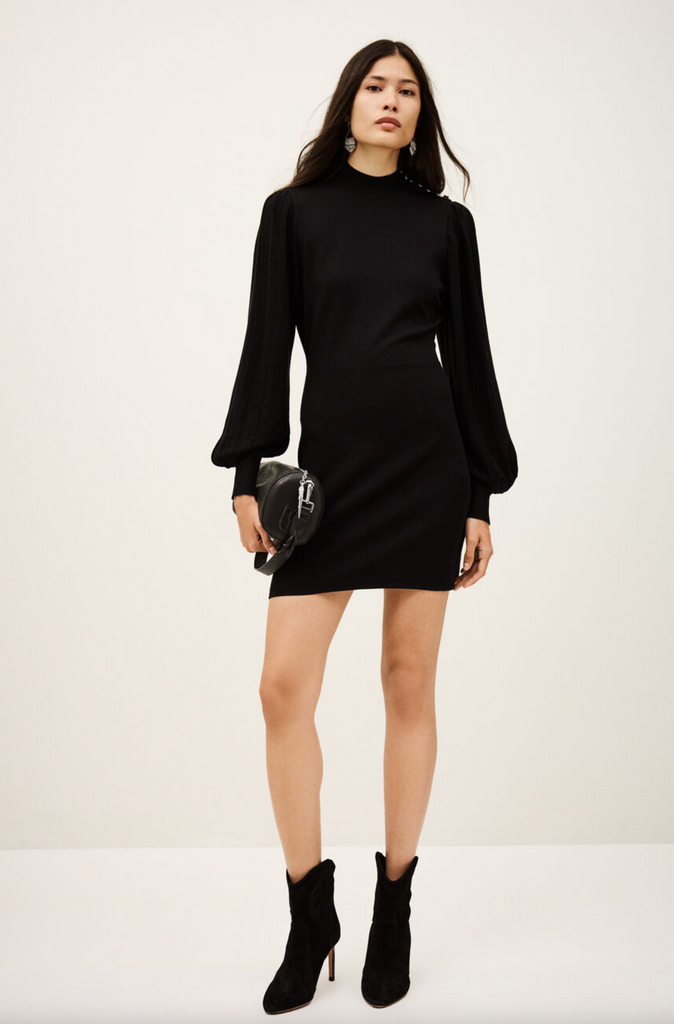 Stella Dress. Noir