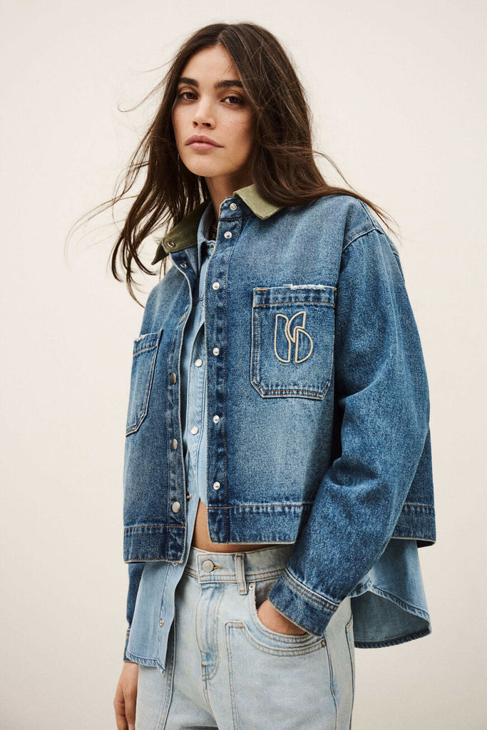 Vigilio Denim Jacket. Light Used Blue