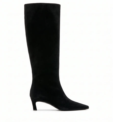 Basel Suede Pull On Boot in Black