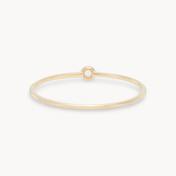 family june birthstone stacking ring in 10k solid gold