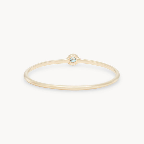 family march birthstone stacking ring in 10k solid gold