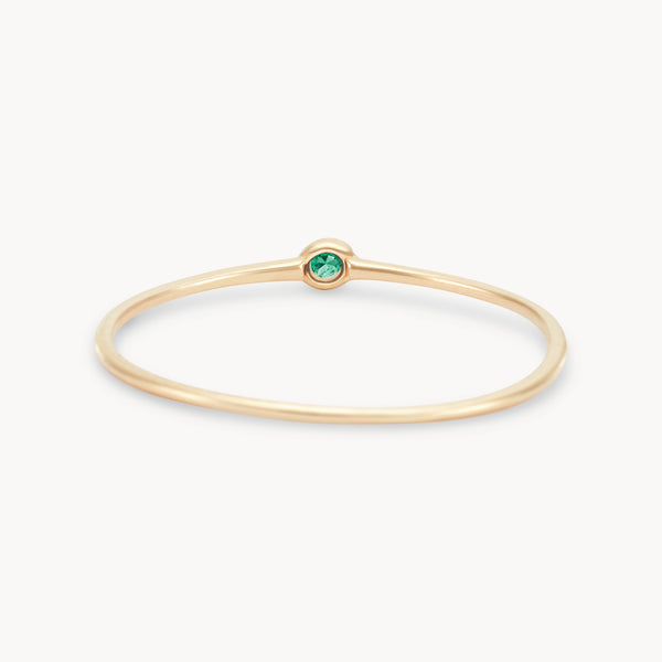 family may birthstone stacking ring in 10k solid gold