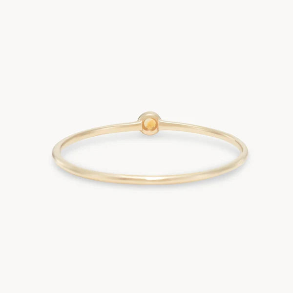 family november birthstone stacking ring in 10k solid gold