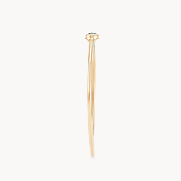 family september birthstone stacking ring in 10k solid gold