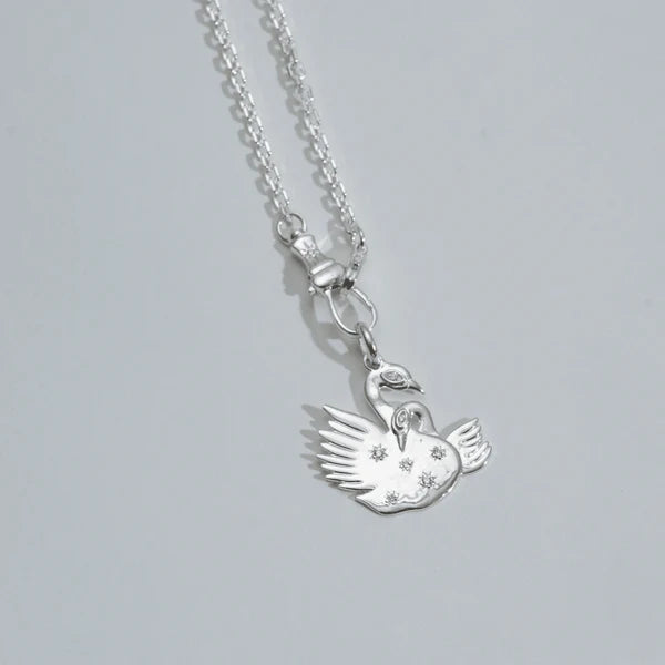 magic maker charm collector clasp necklace in sterling silver