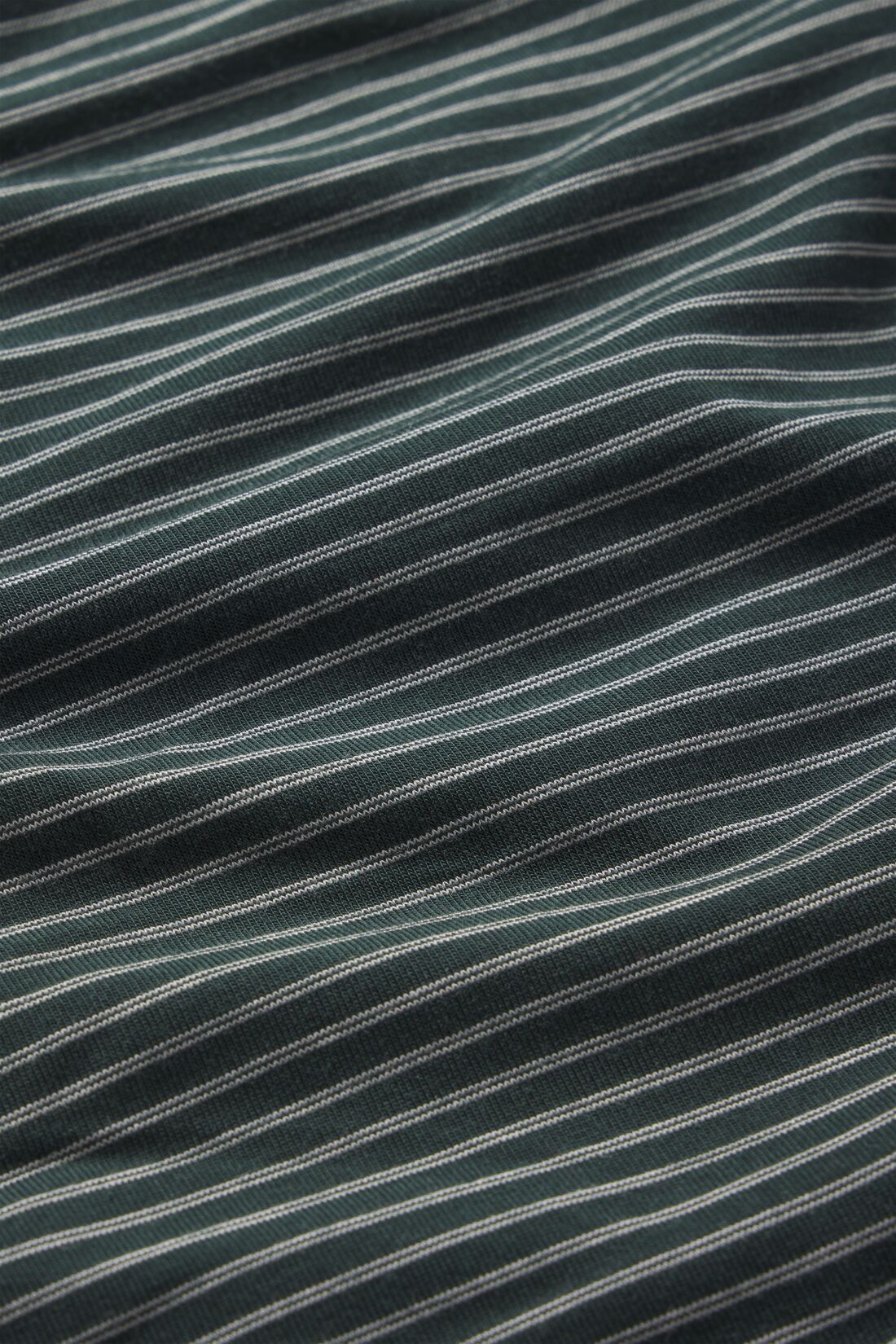 Gisele Long PJ Set in Duo Stripe Pine/Ivory