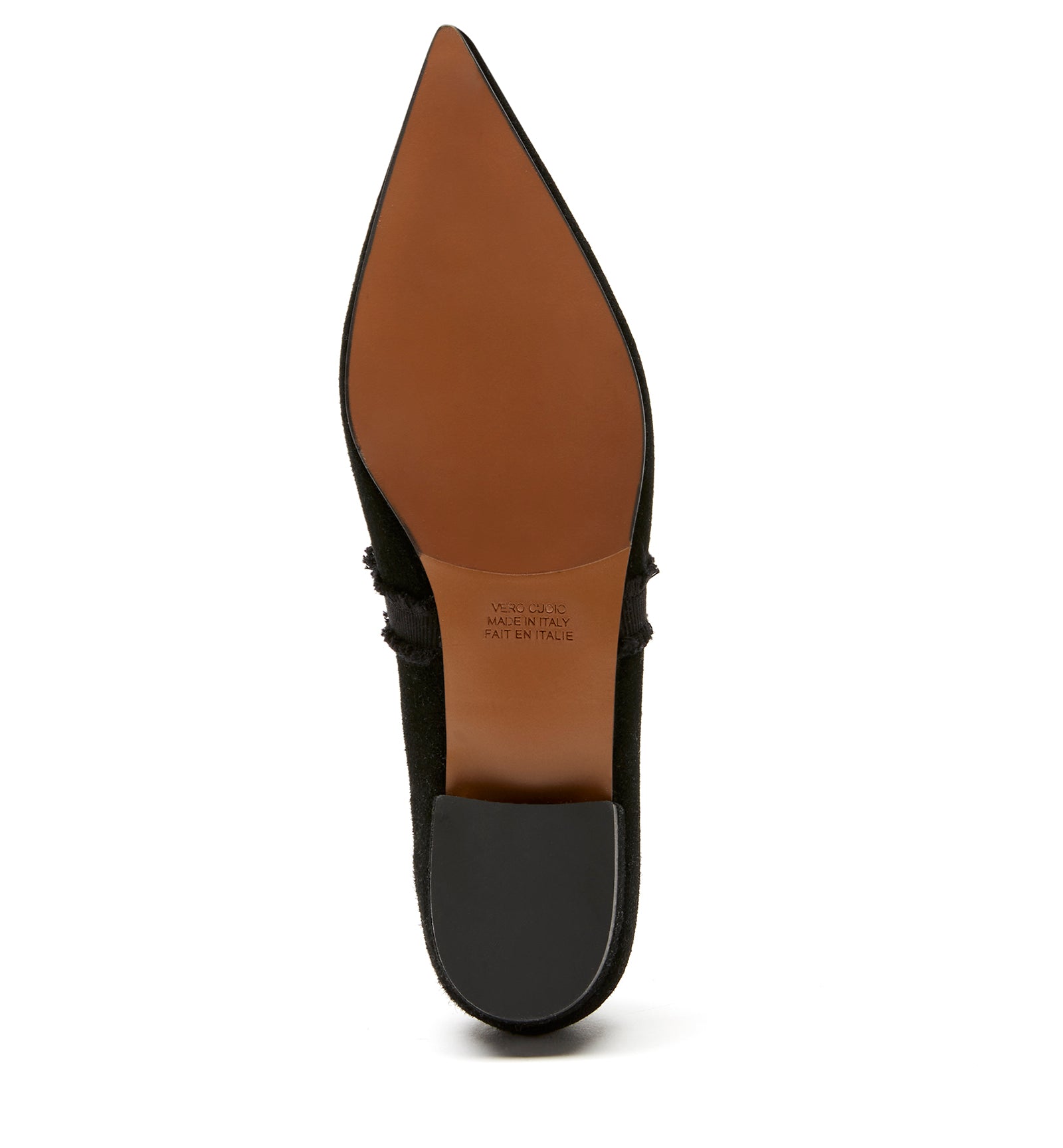 Journey Suede Flat in Black