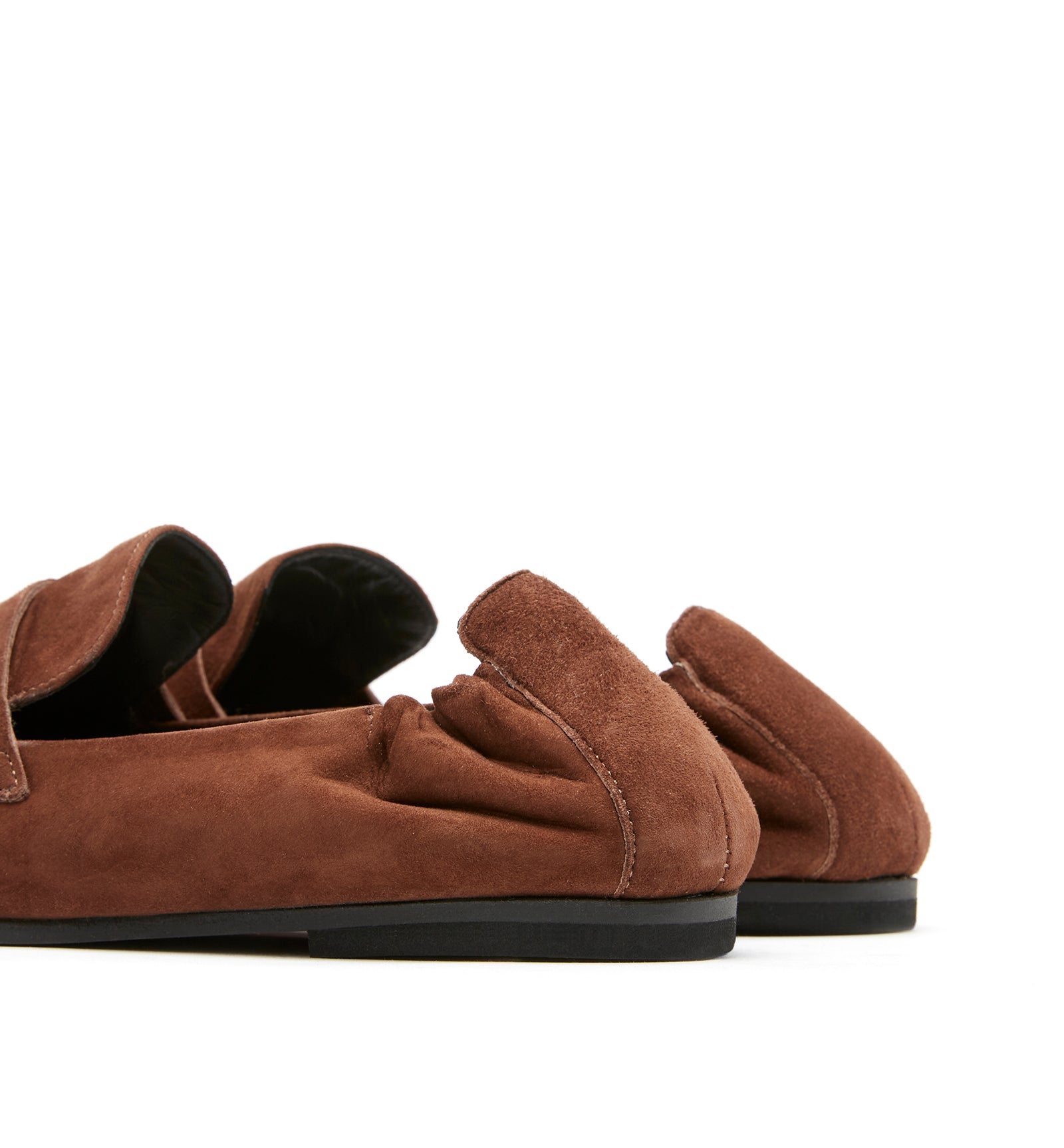 Katz Suede Shearling Lined Loafer in Caramel