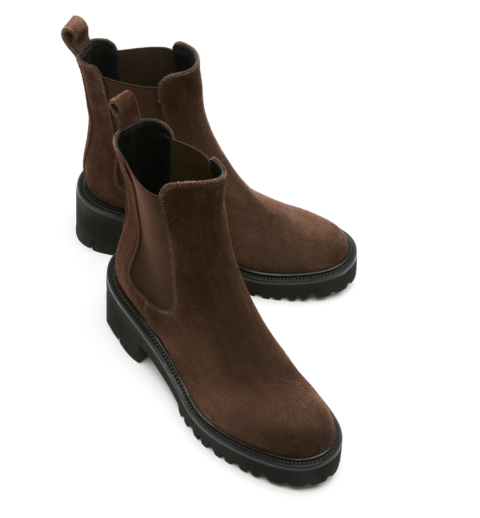 Kiss Suede Bootie in Brunette