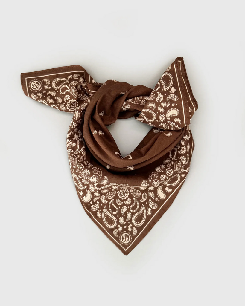 COTTON PAISLEY | BROWN | 55 CM