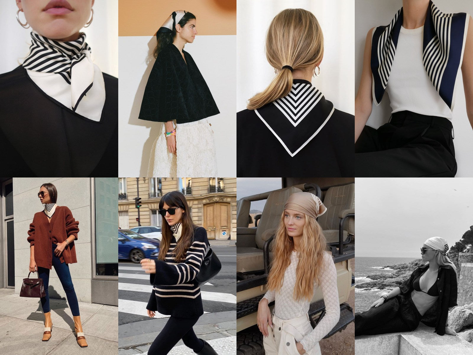 ZODIAC SCARF | GEMINI | SAND & MOCHA MOUSSE | 65CM