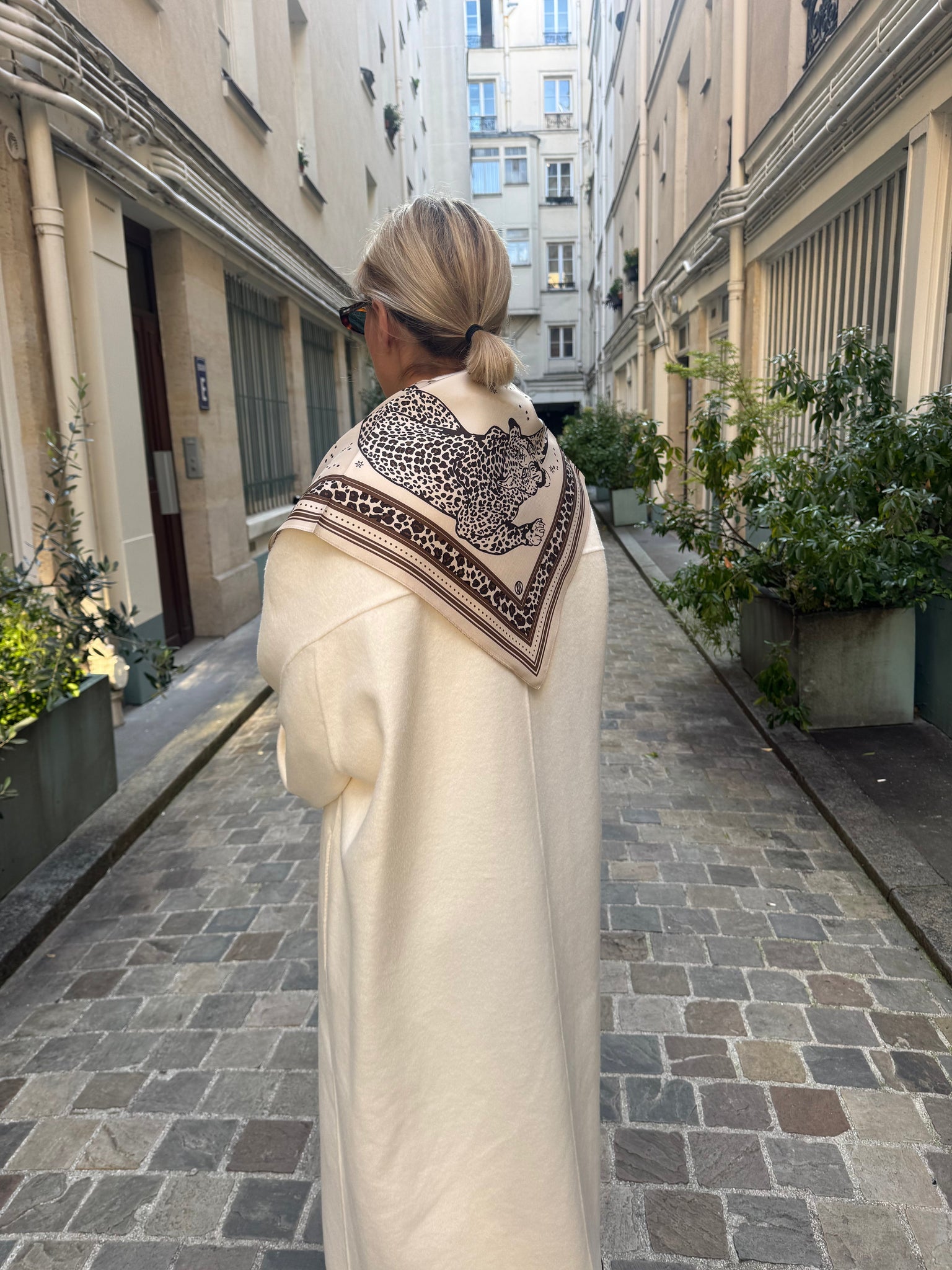 ZODIAC SCARF | GEMINI | SAND & MOCHA MOUSSE | 65CM