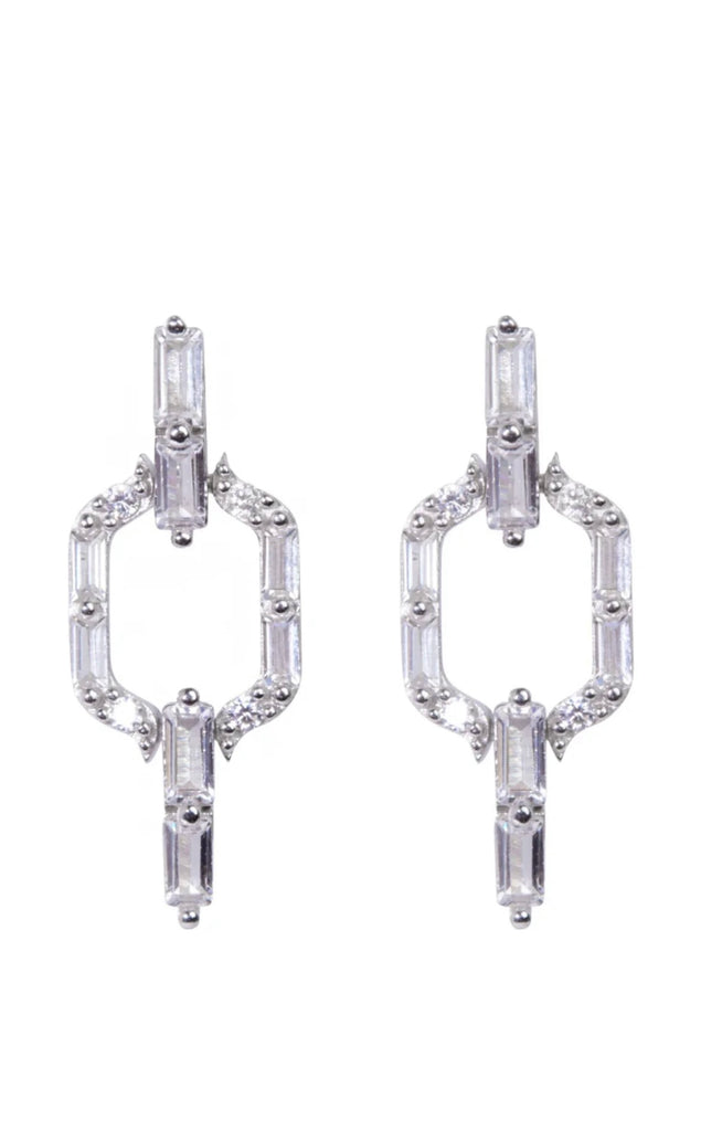 Liam Earrings in Silver