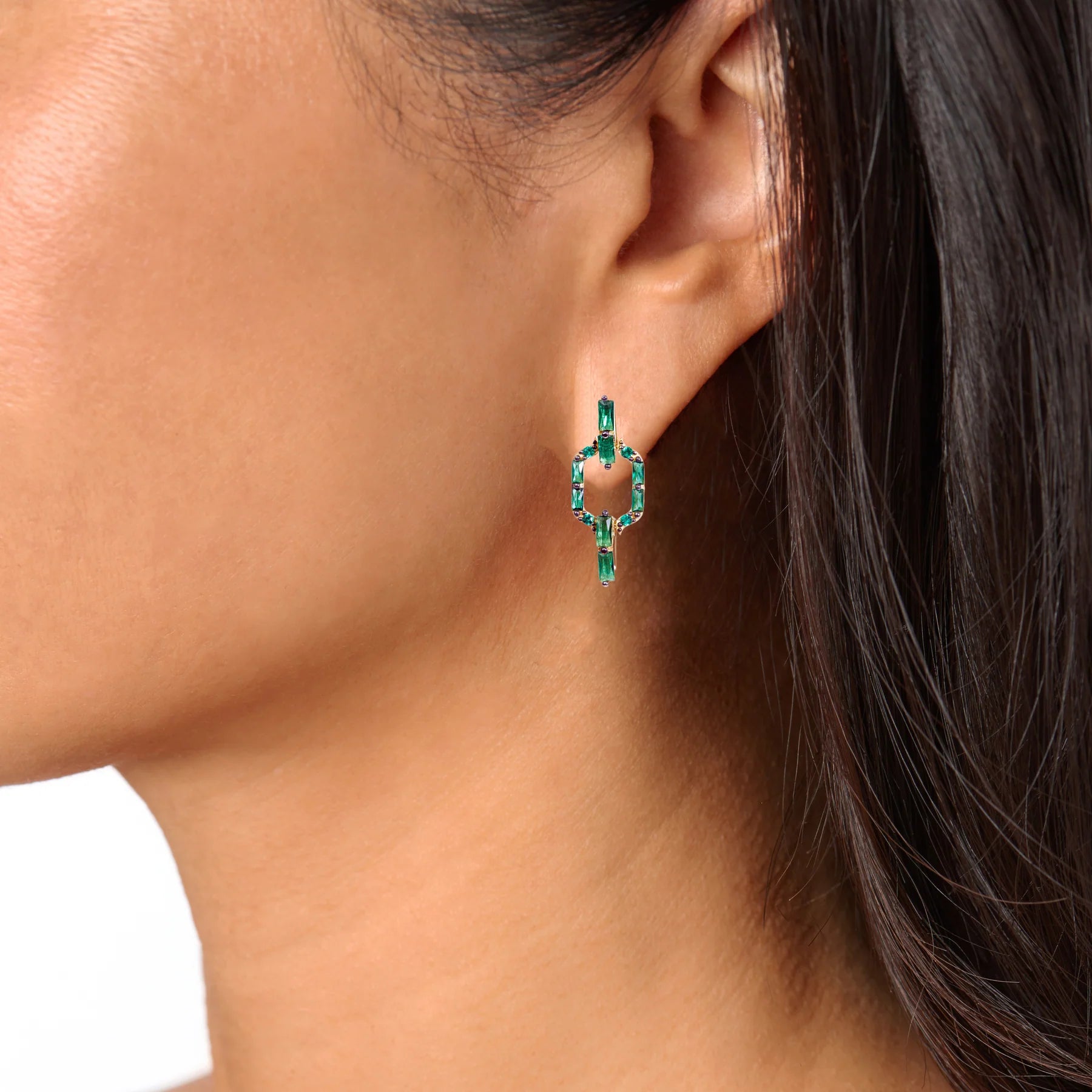 Liam Earrings in Silver