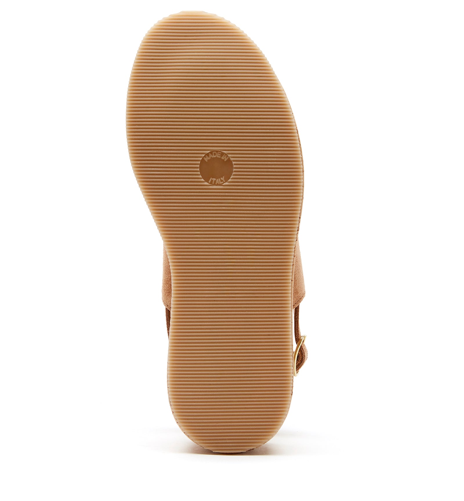 Shelly Sandal in Brick Suede