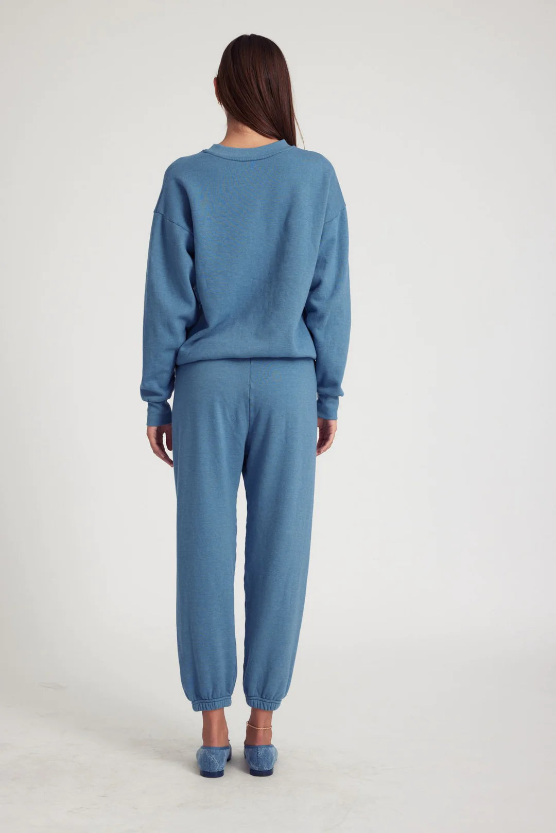 Heart Sweatpant in Chambray Blue