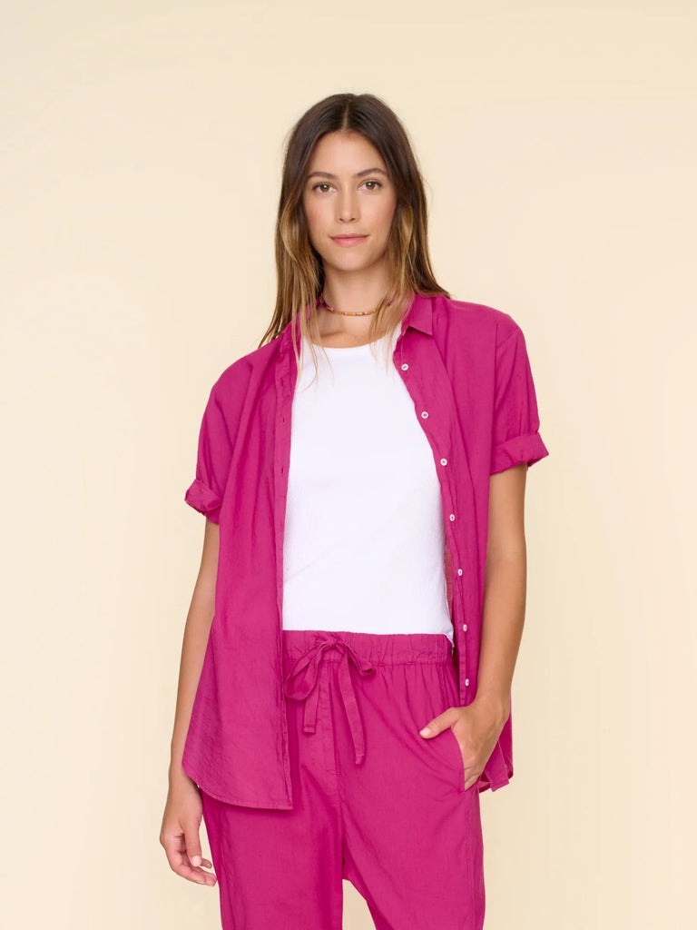 Channing Shirt in Pink Plum