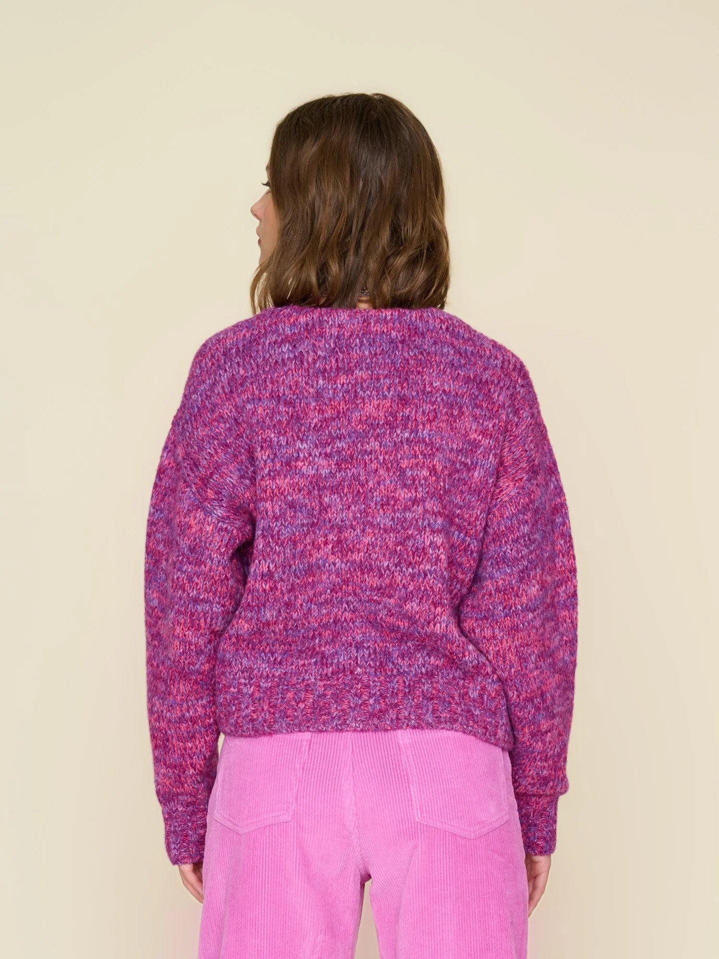 Milli Sweater in Magenta Marble