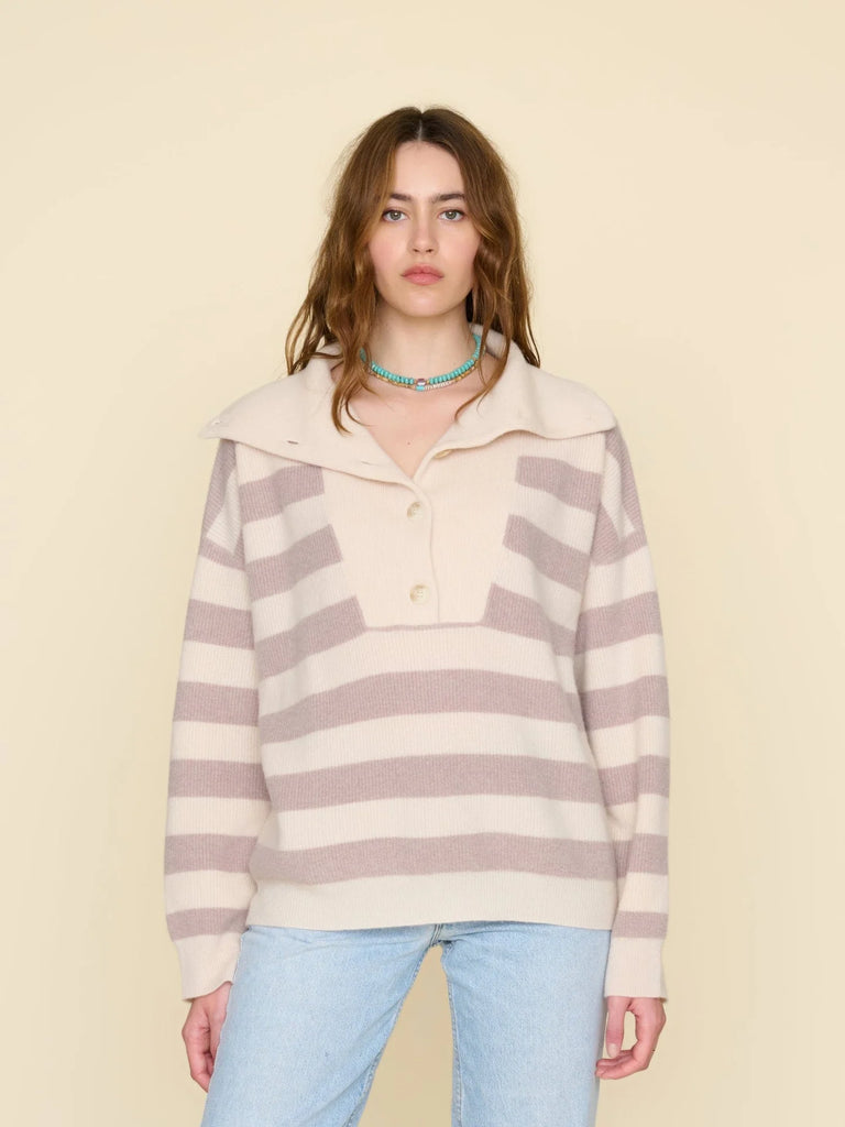 Rafferty Sweater in Vanilla Mauve