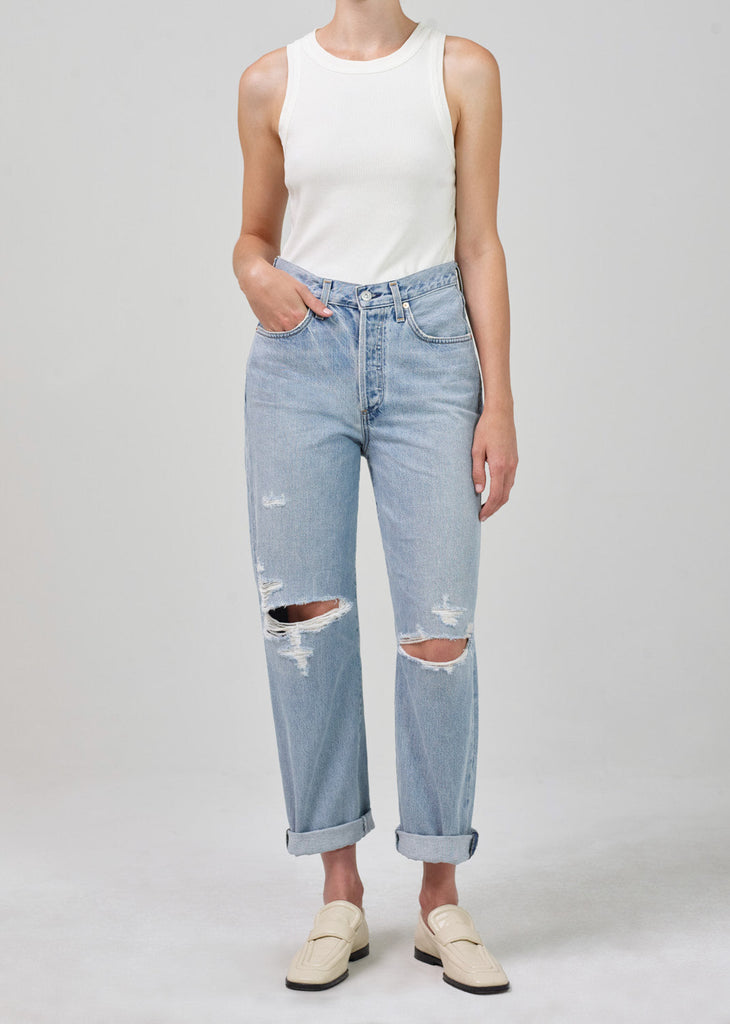 Dylan High Rise Vintage Straight in Misfit
