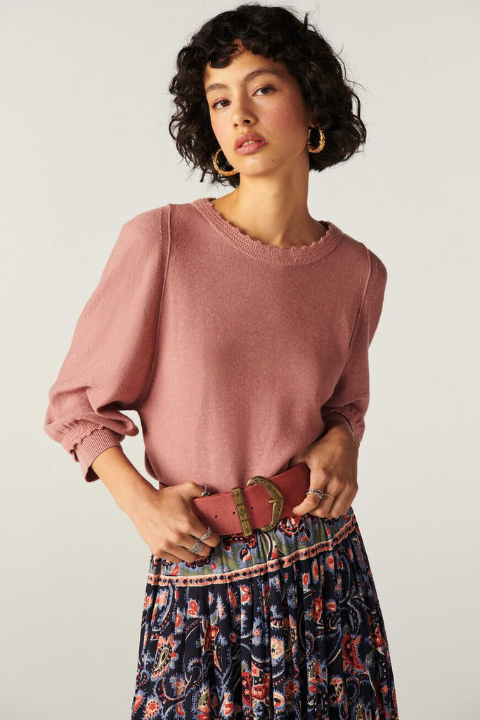 Delta Sweater. Rose