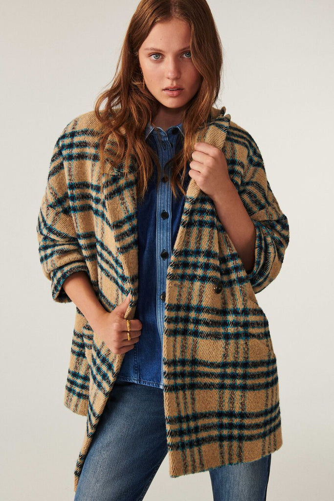 Gus Coat. Beige