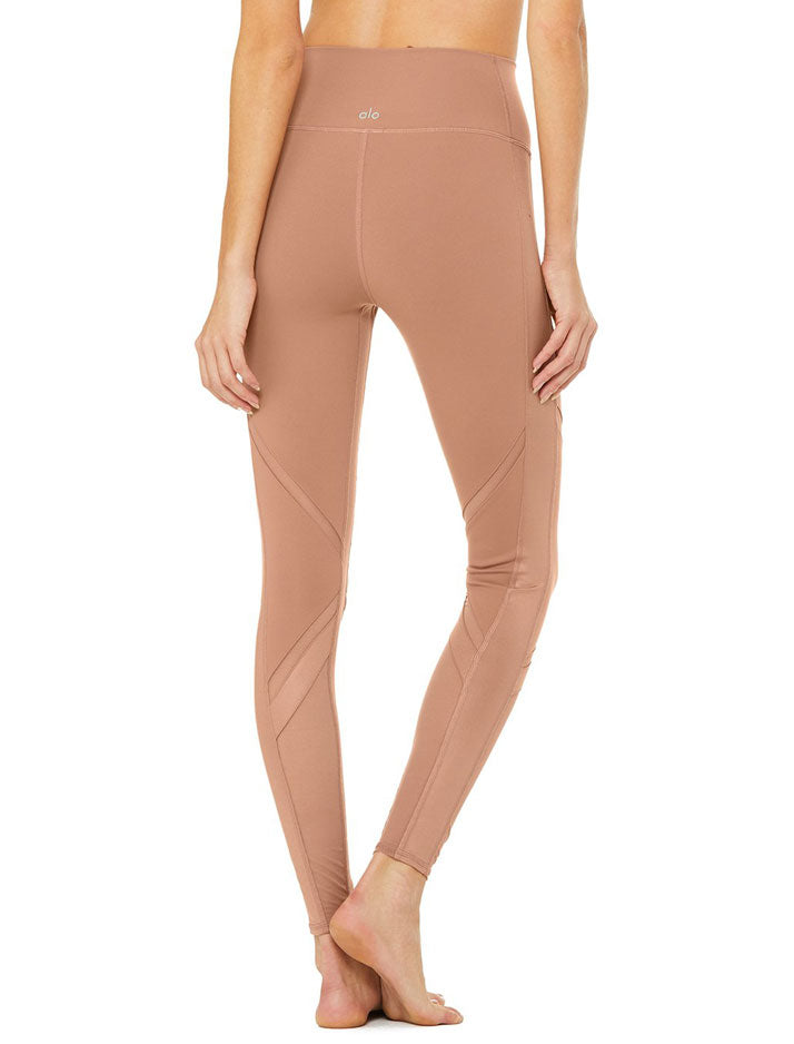 High waist epic legging in rosewater