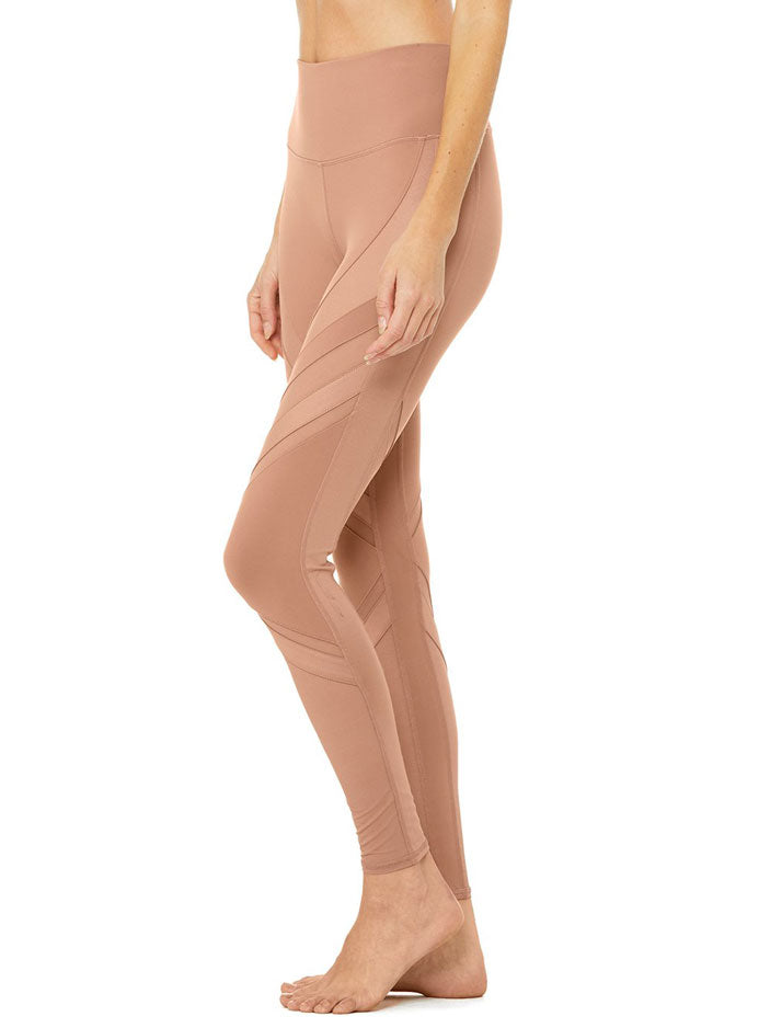 High waist epic legging in rosewater