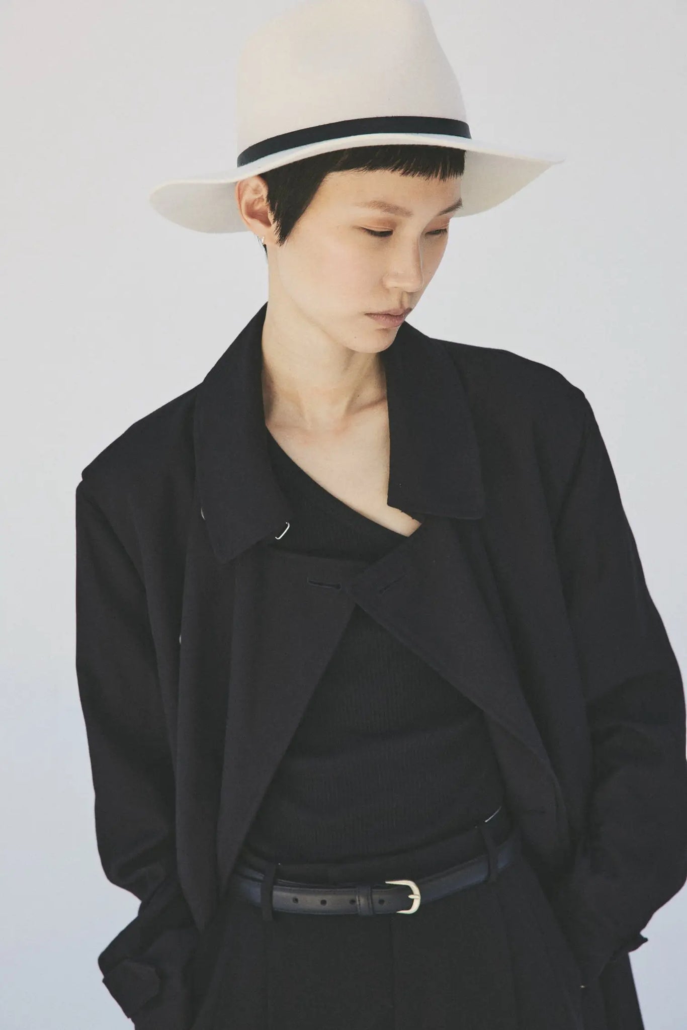 Janessa Leone - Women's Luca Wool Hat - White - M - Moda Operandi