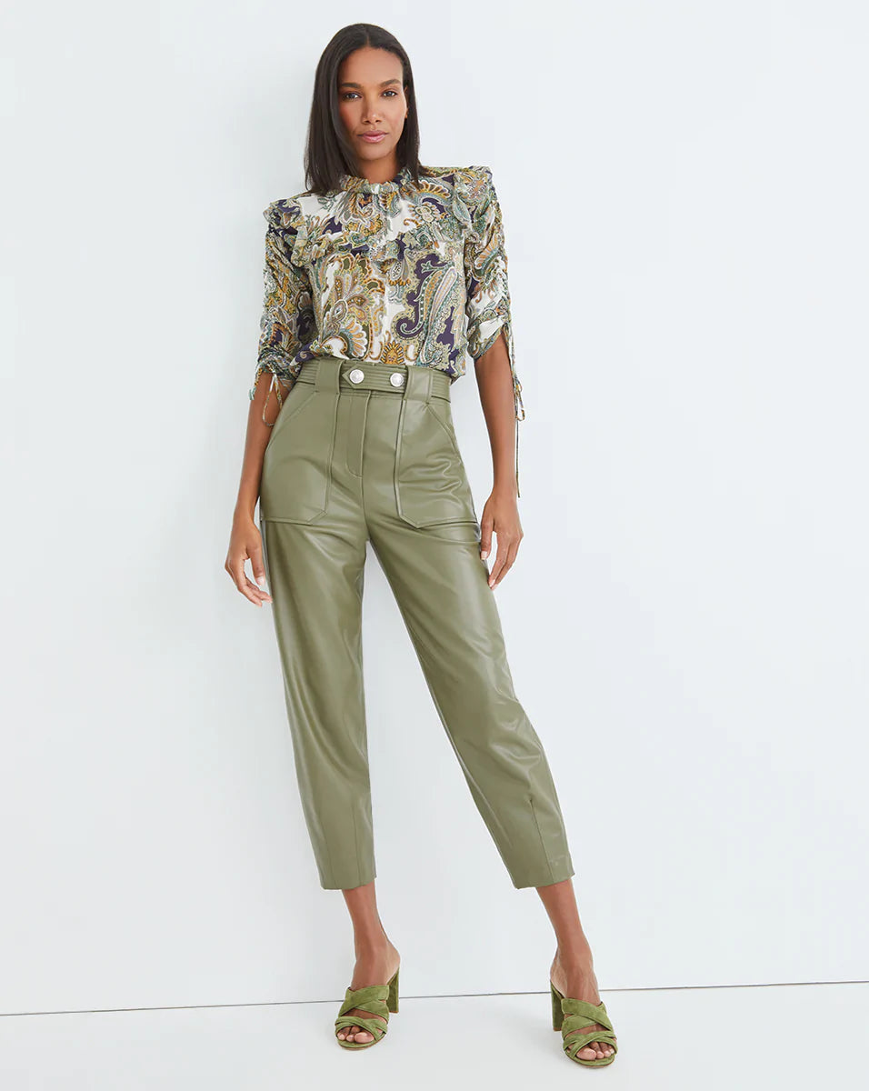 Howell Blouse in Army Multi