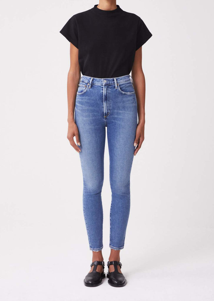 Pinch Waist Ultra High Rise in Amped