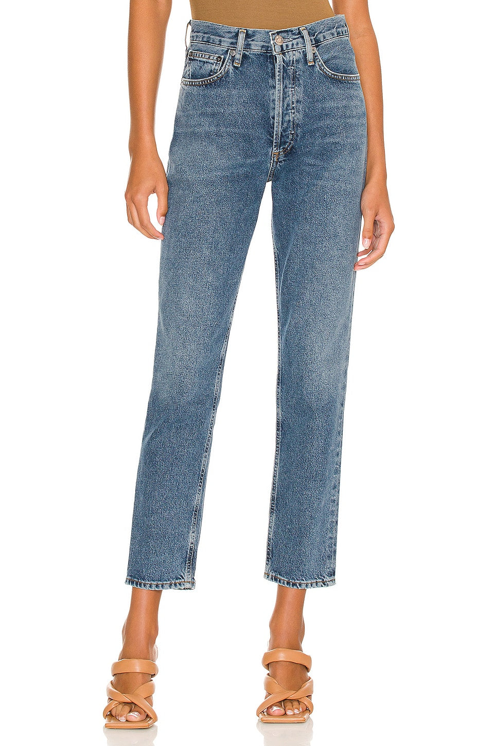 Fen High Rise Relaxed Tapered Jean in Highway