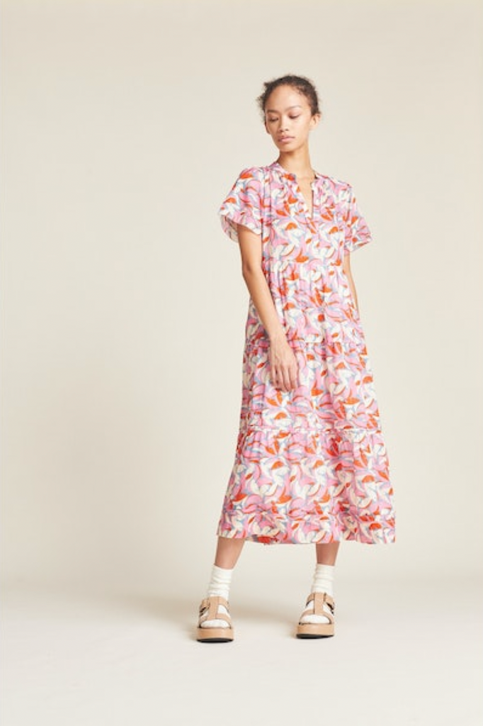 Luana Dress in Petite Palm