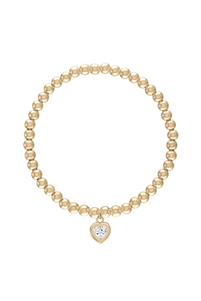 All My Heart Bracelet in Gold - 7.5"