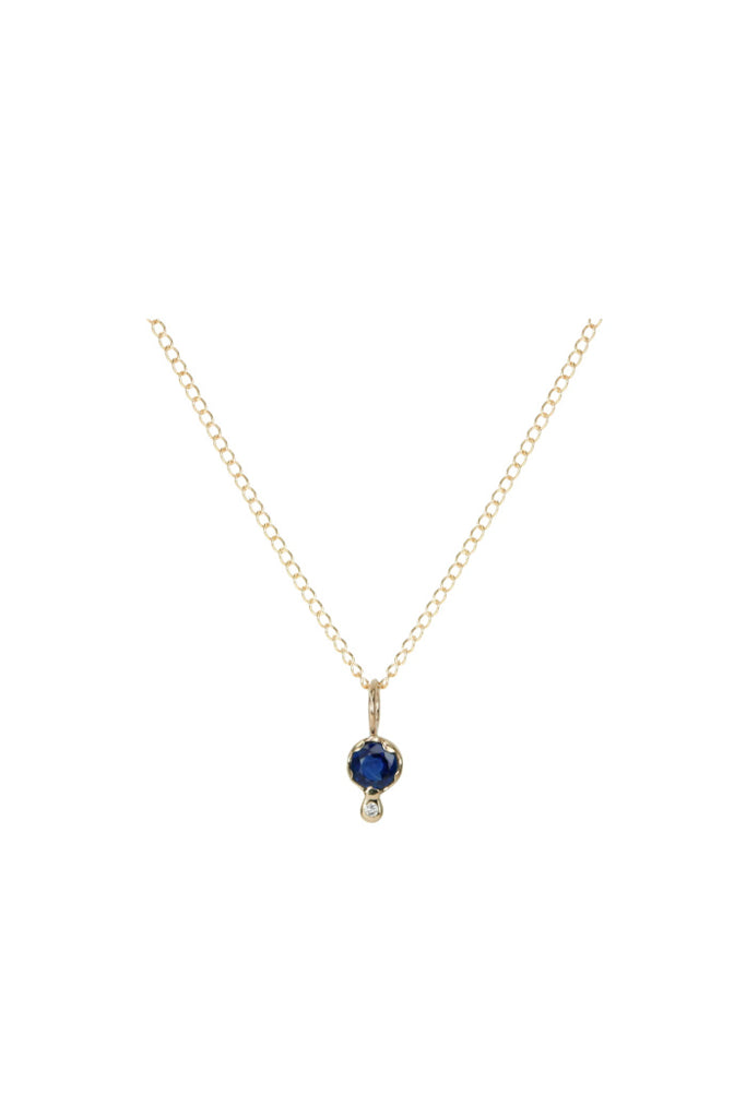 Blue Sapphire Birthstone Amulet | September