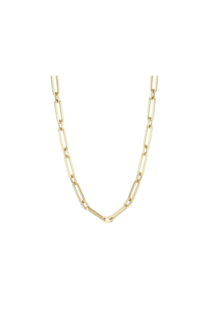 Maayan Paperclip Chain Necklace - 20"