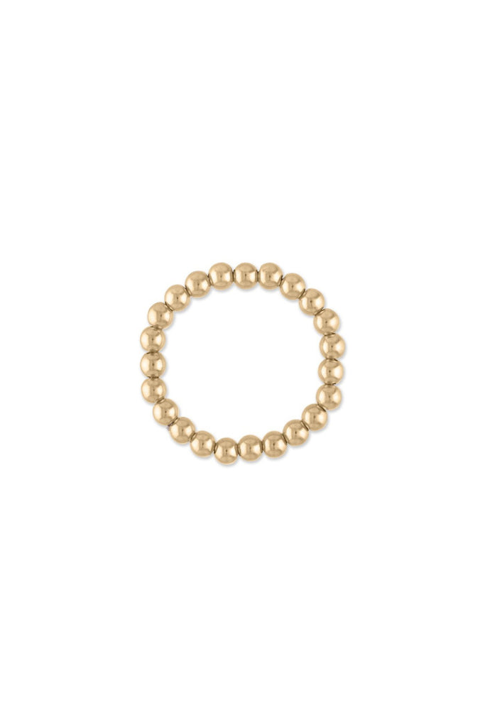 Mini Ball Ring in Gold - size 8