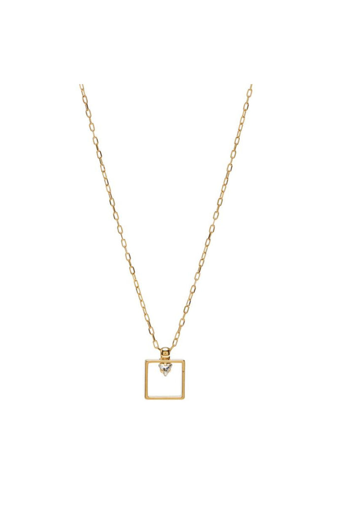 Jess Pendant Necklace in Gold