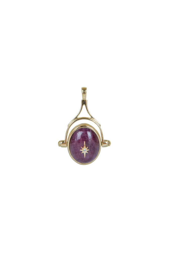 Spinning Ruby Pendant