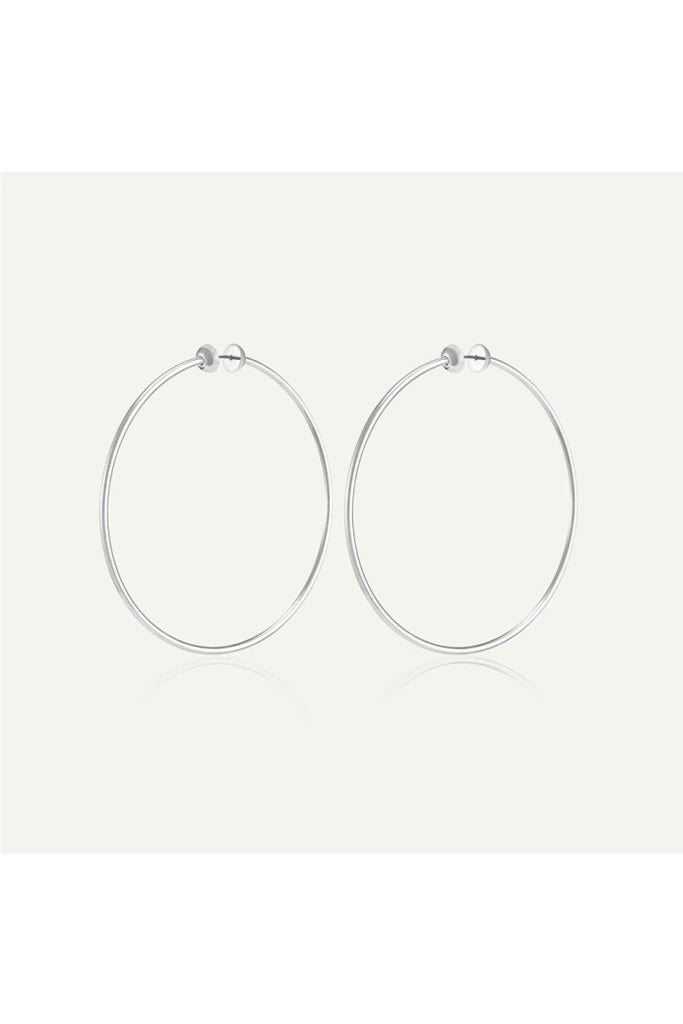 Icon Hoops Large in Silver