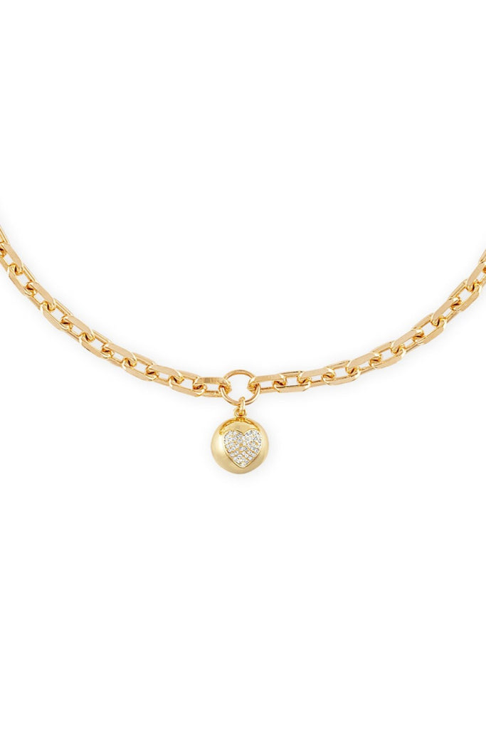 Heartbreaker Necklace in Gold - 18"