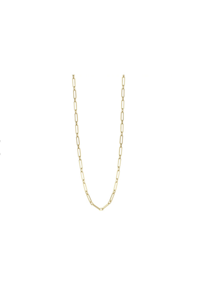 Maayan Paperclip Chain Necklace - 20"