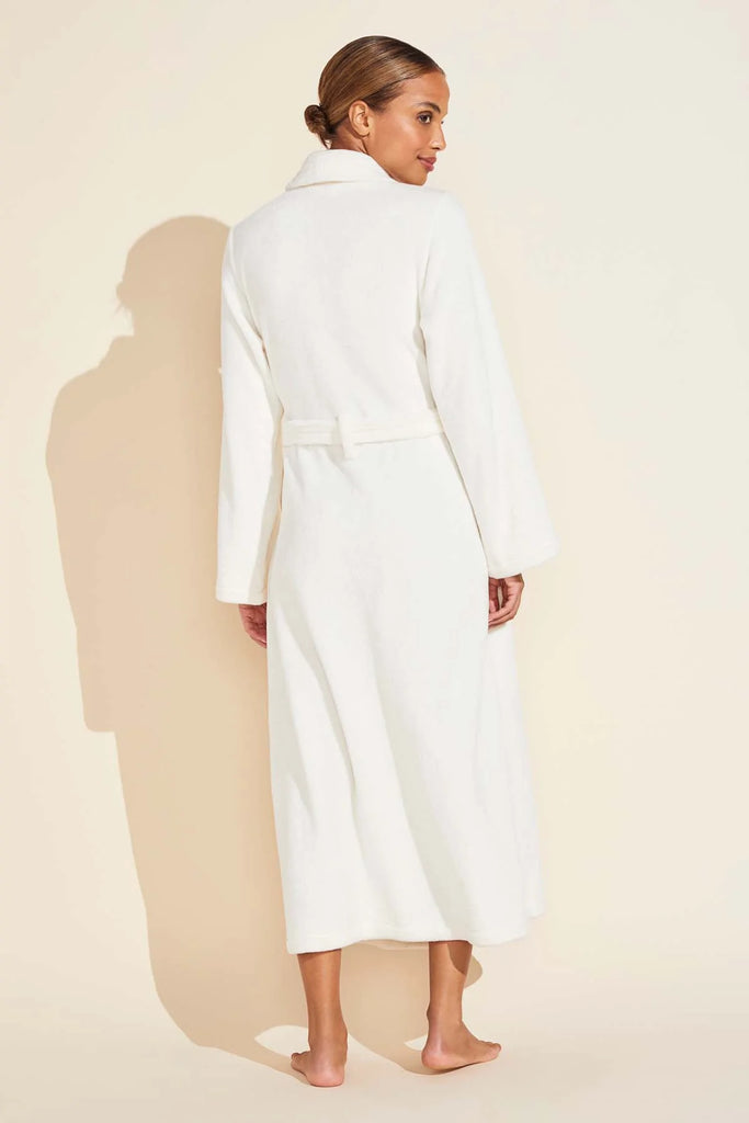 Chalet Eco Plush Robe in Ivory