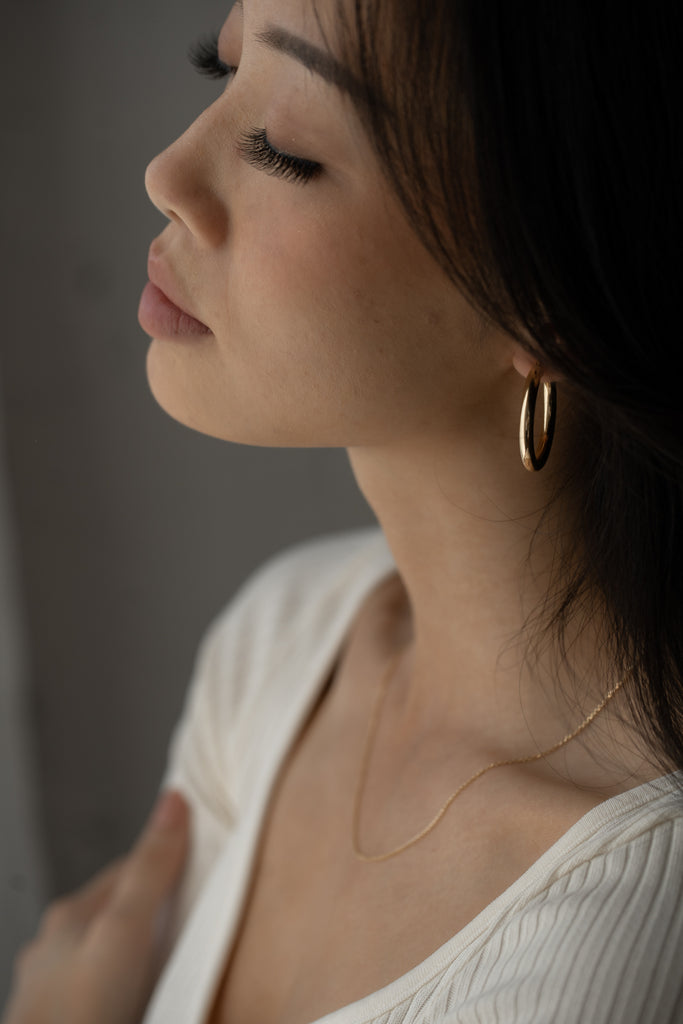 Dylan Large Hoops | 10k Gold