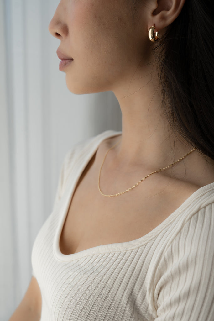 Leah Necklace | 10k Gold | 18"